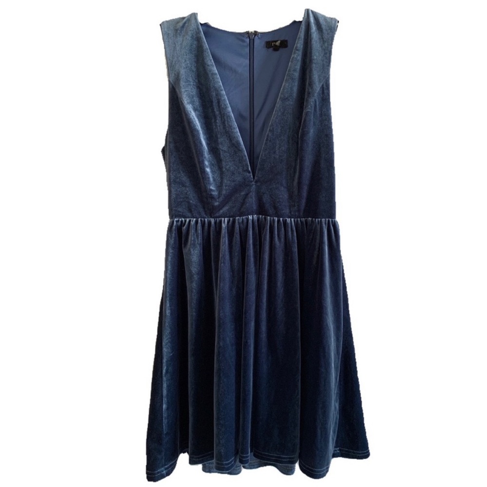 Lucca Contour Velvet Dress XS